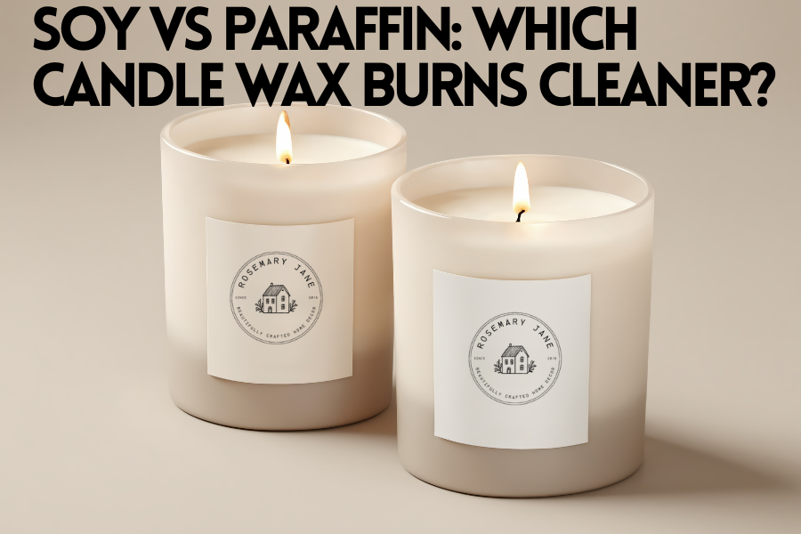 clean burning soy wax candle
