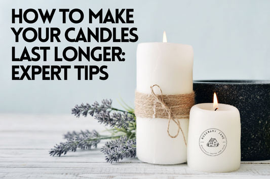trimmed candle wick with scissors