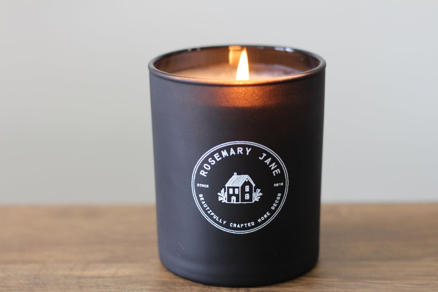 Lavender and Patchouli Scented Classic Candle Black 300ml/30CL