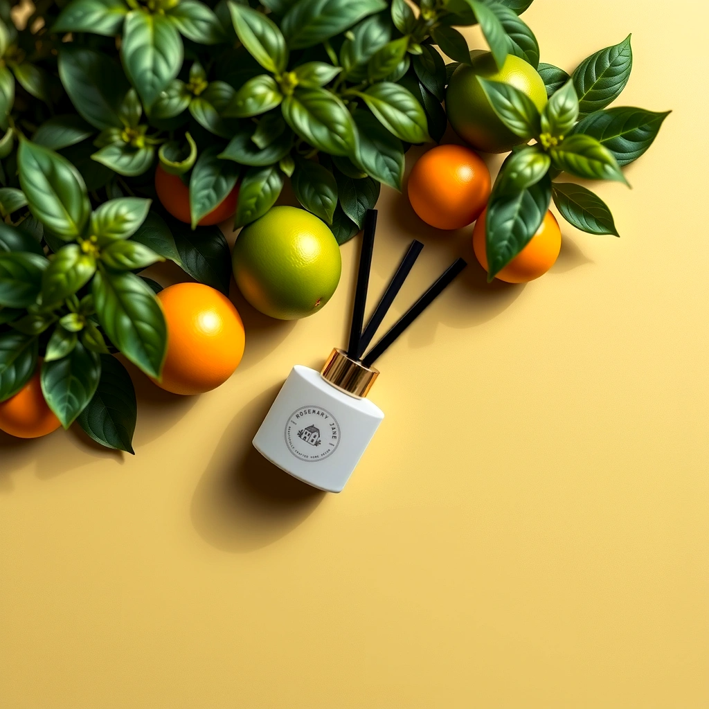 New Day - Lime, Basil, and Mandarin White Classic Reed Diffuser 100ml