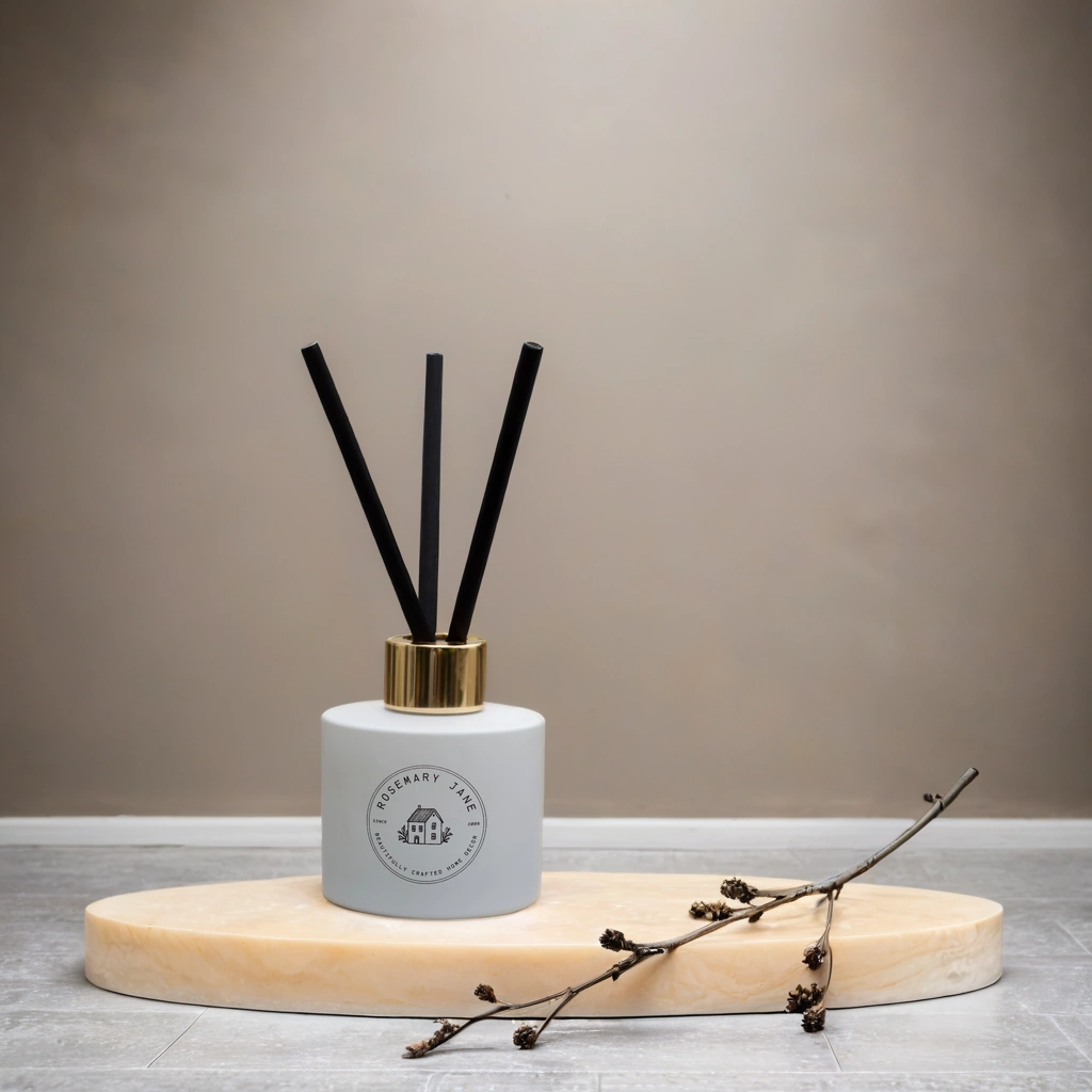 Lavender and Patchouli White Classic Reed Diffuser 100ml - Sleep Well & Relax