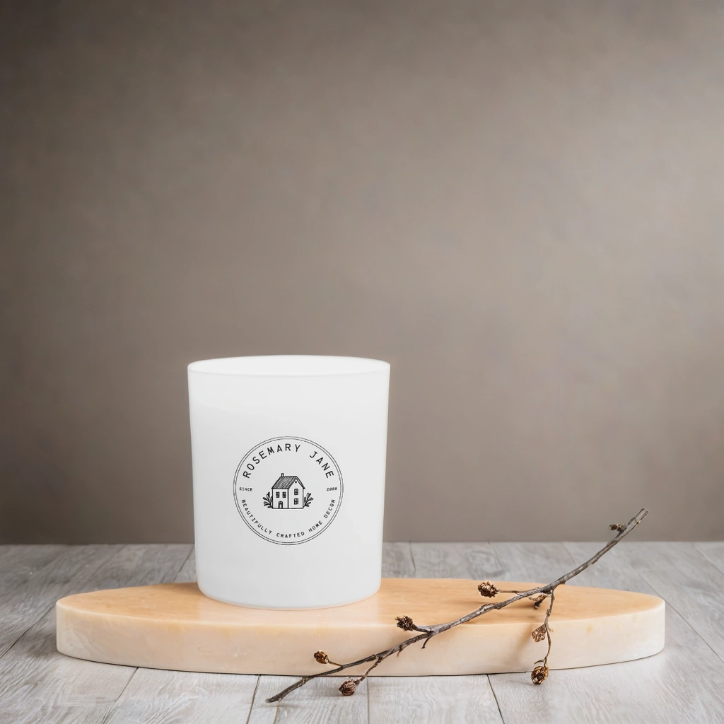 New Day - Lime, Basil, and Mandarin White Classic Candle 300ml/cl30