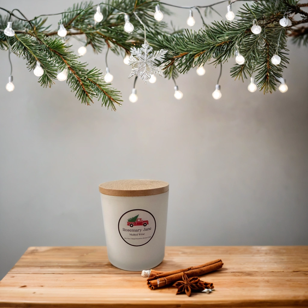 Mulled wine Scented Classic Candle White 300ml/30CL