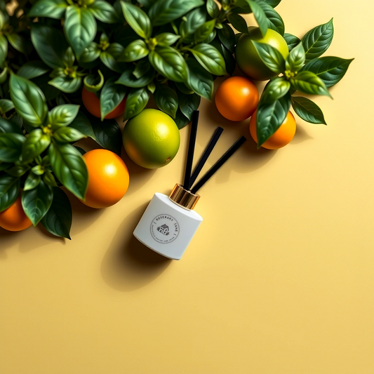 New Day - Lime, Basil, and Mandarin White Classic Reed Diffuser 100ml