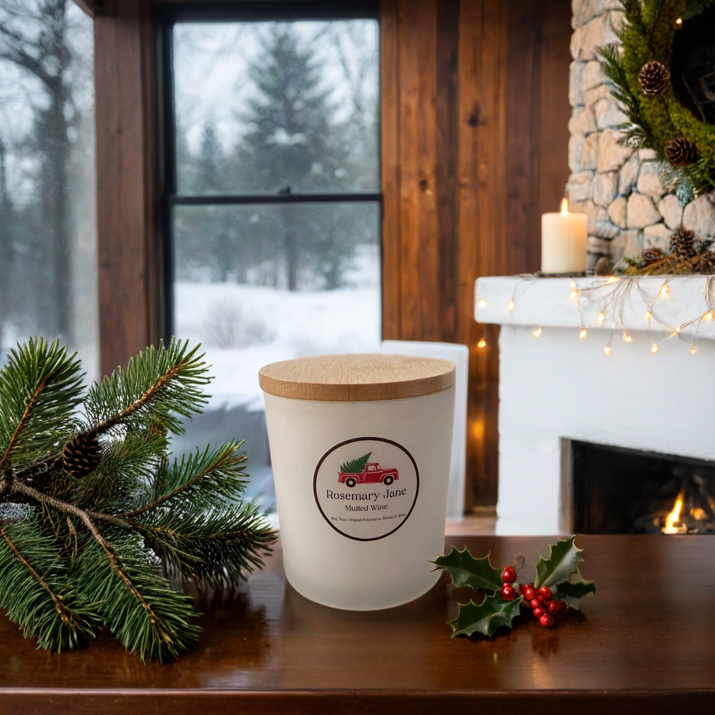 Fir Tree Scented Classic Candle White 300ml/30CL