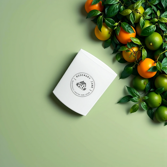 New Day - Lime, Basil, and Mandarin White Classic Candle 300ml/cl30