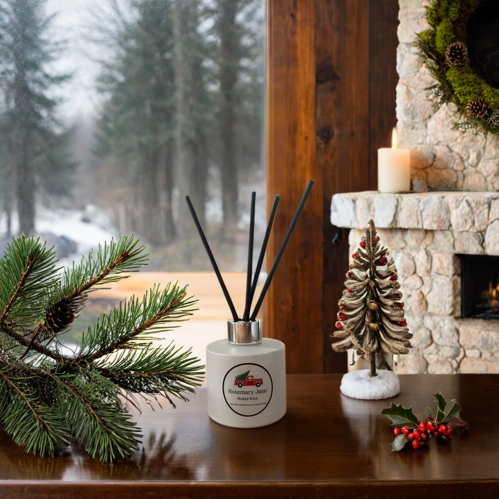 Fir Tree Snow White Classic Reed Diffuser 100ml