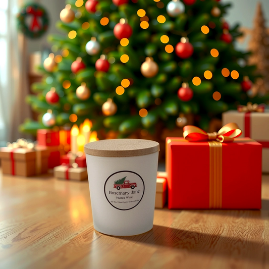 Mulled wine Scented Classic Candle White 300ml/30CL